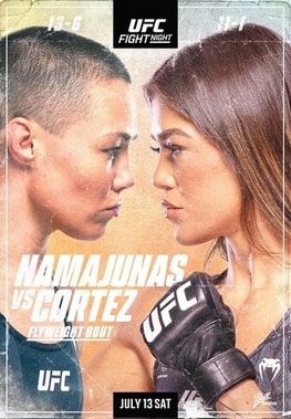 UFC Fight Night: Namajunas vs. Cortez poster