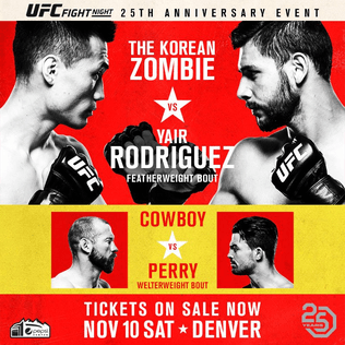 UFC Fight Night: Korean Zombie vs. Rodriguez poster