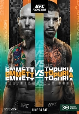 UFC Fight Night: Emmett vs. Topuria poster