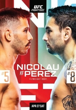 UFC Fight Night: Nicolau vs. Perez poster