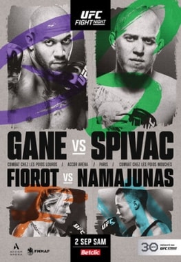 UFC Fight Night: Gane vs. Spivac poster