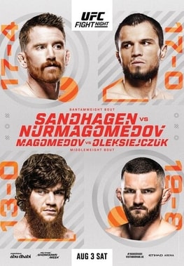 UFC Fight Night: Sandhagen vs. Nurmagomedov poster