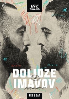 UFC Fight Night: Dolidze vs. Imavov poster