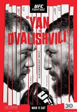 UFC Fight Night: Yan vs. Dvalishvili poster