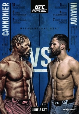 UFC Fight Night: Cannonier vs. Imavov poster