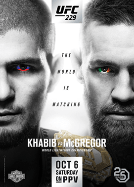 UFC 229: Khabib vs. McGregor poster