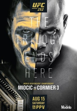 UFC 252: Miocic vs. Cormier 3 poster