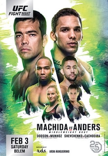 UFC Fight Night: Machida vs. Anders poster