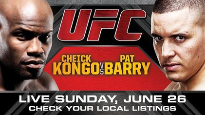 UFC Live: Kongo vs. Barry poster