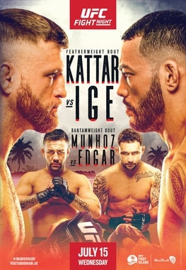 UFC Fight Night: Kattar vs. Ige poster