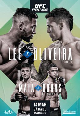 UFC Fight Night: Lee vs. Oliveira poster
