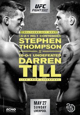 UFC Fight Night: Thompson vs. Till poster