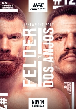 UFC Fight Night: Felder vs. Dos Anjos poster