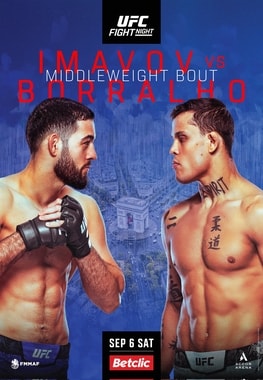 UFC Fight Night: Imavov vs. Borralho poster