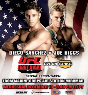 UFC Fight Night: Sanchez vs. Riggs poster
