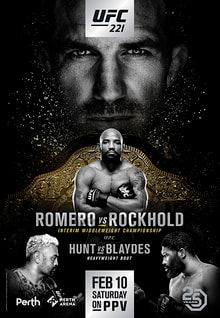 UFC 221: Romero vs. Rockhold poster