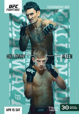 UFC Fight Night: Holloway vs. Allen poster