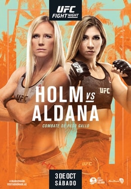 UFC Fight Night: Holm vs. Aldana poster