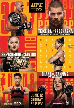 UFC 275: Teixeira vs. Prochazka poster