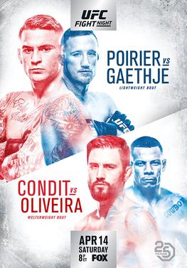 UFC Fight Night: Poirier vs. Gaethje poster