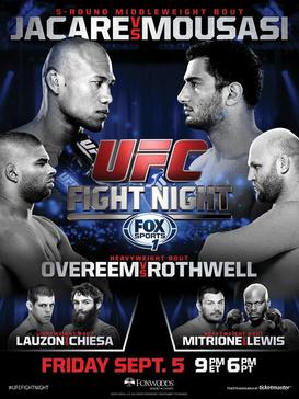 UFC Fight Night: Jacare vs. Mousasi