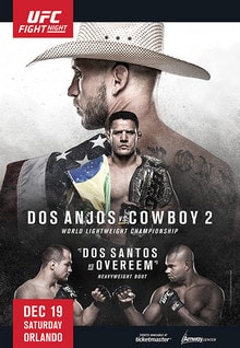 UFC on FOX: Dos Anjos vs. Cowboy 2 poster