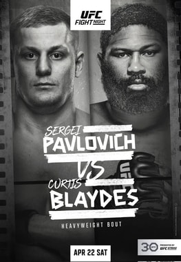 UFC Fight Night: Pavlovich vs. Blaydes poster