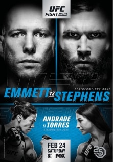 UFC Fight Night: Emmett vs. Stephens poster