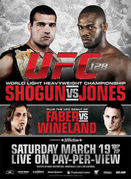 UFC 128: Shogun vs. Jones poster