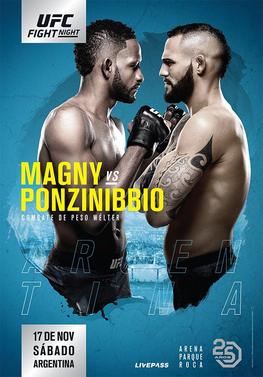 UFC Fight Night: Magny vs. Ponzinibbio poster