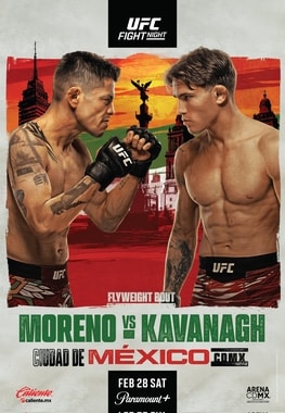 UFC Fight Night: Moreno vs. Kavanagh poster