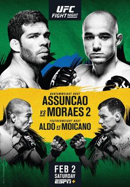 UFC Fight Night: Assuncao vs. Moraes 2 poster