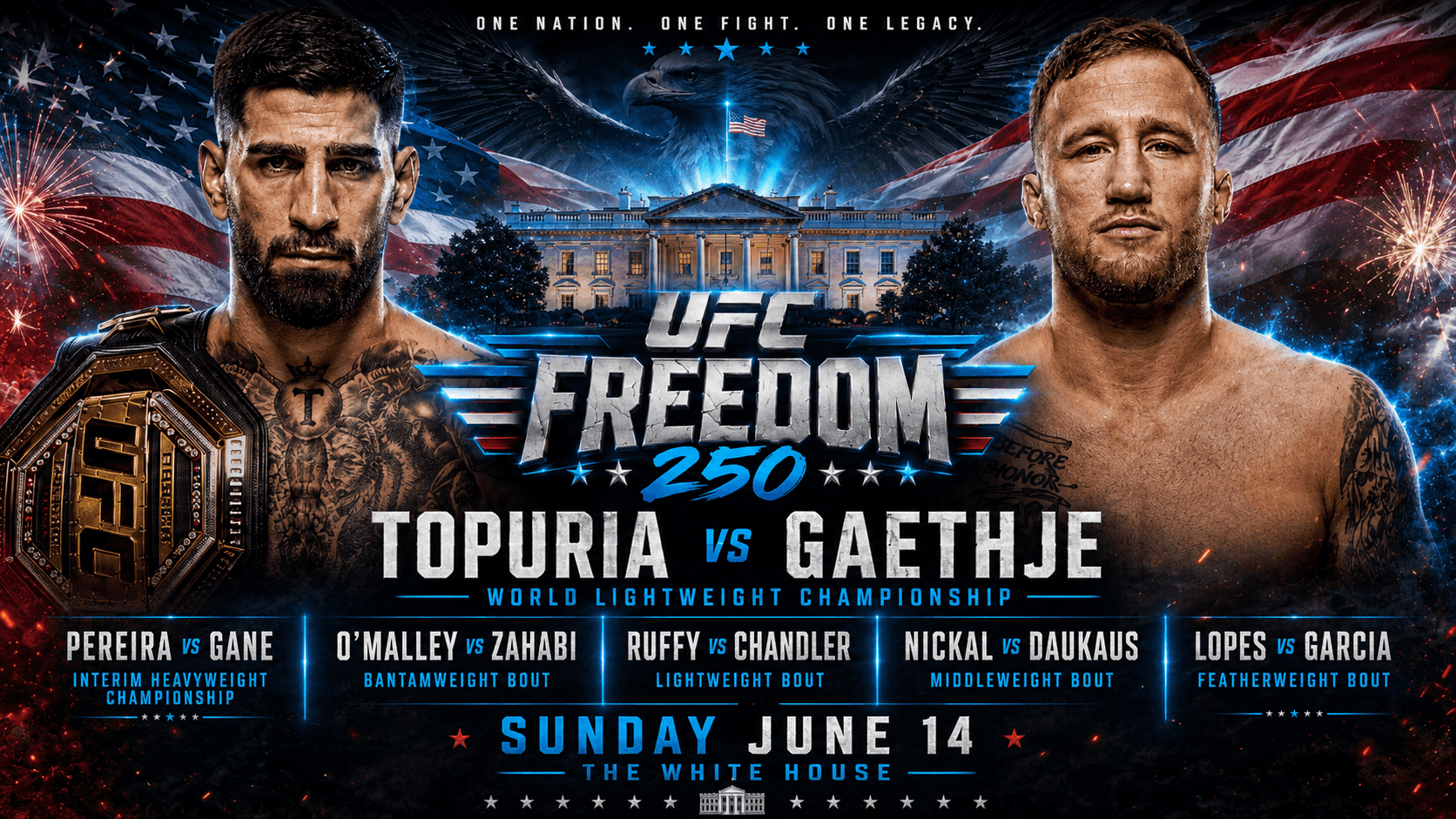 UFC Freedom 250 poster