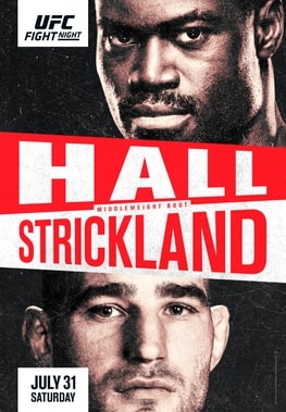 UFC Fight Night: Hall vs. Strickland poster