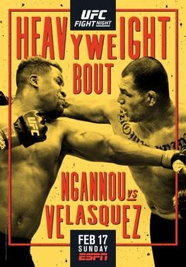 UFC Fight Night: Ngannou vs. Velasquez poster