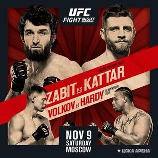 UFC Fight Night: Zabit vs. Kattar poster