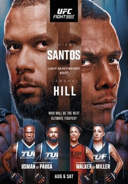UFC Fight Night: Santos vs. Hill poster