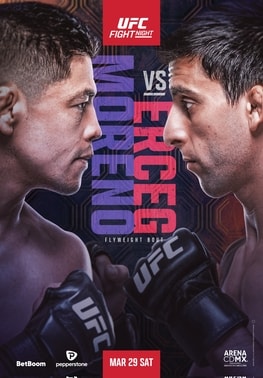 UFC Fight Night: Moreno vs. Erceg poster