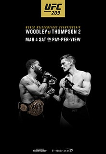 UFC 209: Woodley vs. Thompson 2 poster