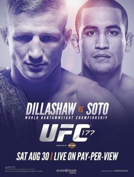 UFC 177: Dillashaw vs. Soto poster