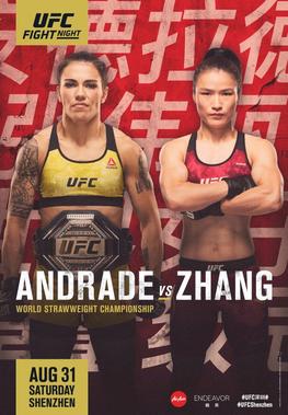 UFC Fight Night: Andrade vs. Zhang poster