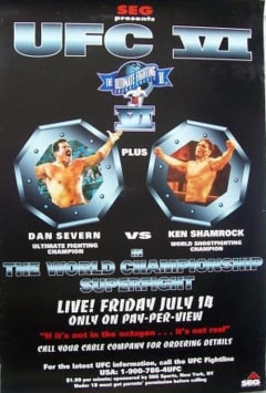 UFC 6: Clash of the Titans poster