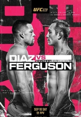 UFC 279: Diaz vs. Ferguson poster