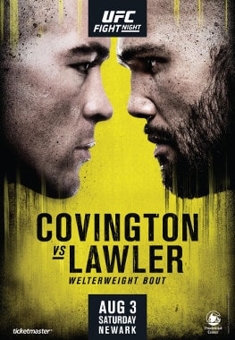 UFC Fight Night: Covington vs. Lawler poster