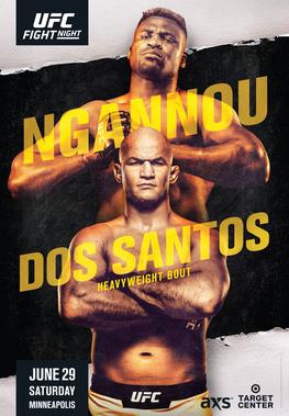 UFC Fight Night: Ngannou vs. Dos Santos poster