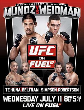 UFC on FUEL TV: Munoz vs. Weidman