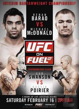 UFC on FUEL TV: Barao vs. McDonald poster