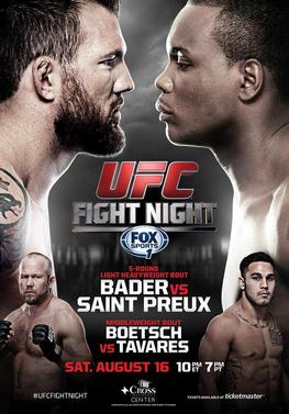 UFC Fight Night: Bader vs. Saint Preux
