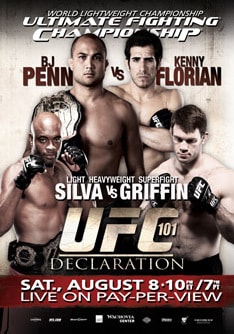 UFC 101: Declaration poster