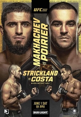 UFC 302: Makhachev vs. Poirier poster